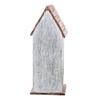 Alternate image for Shabby Chic Hand-Painted Birdhouse from Reclaimed Pinewood My Countrys Flora