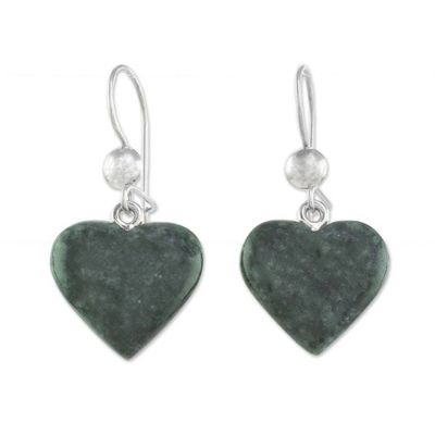 Alternate image for 3-Piece Heart-Themed Jade Silver Curated Jewelry Gift Set Heart Connection