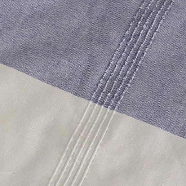 Alternate image for Guatemalan Cotton Duvet Cover in Cadet Blue and Pearl Grey Dreamy Cadet Blue