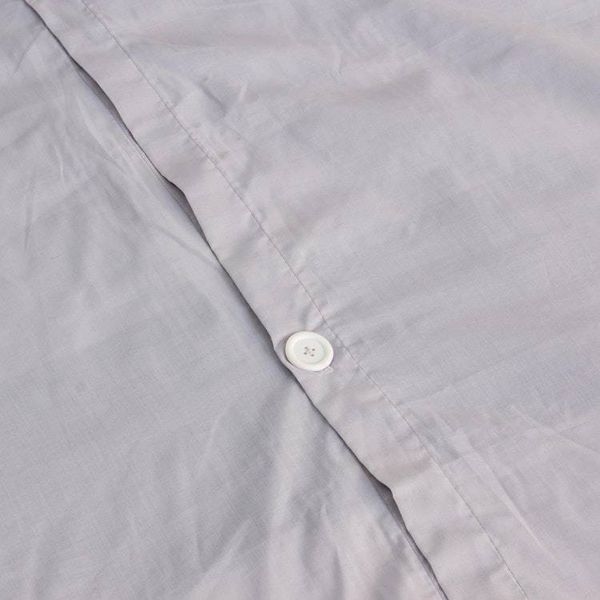Alternate image for Guatemalan Cotton Duvet Cover in Cadet Blue and Pearl Grey Dreamy Cadet Blue