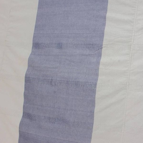 Alternate image for Guatemalan Cotton Duvet Cover in Cadet Blue and Pearl Grey Dreamy Cadet Blue