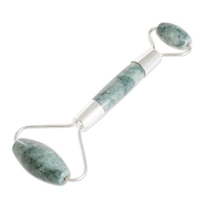 Alternate image for Light Green Jade Roller Beauty Enhanced