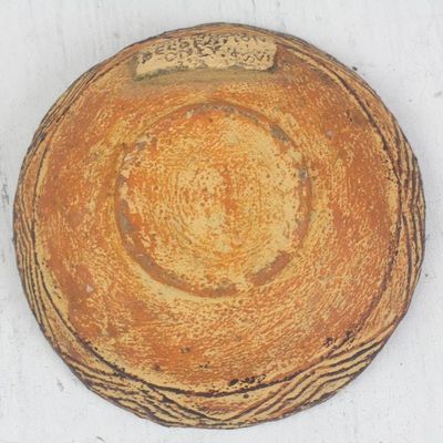 Alternate image for Hand Crafted Aged Ceramic Catchall For Decorative Use Only Brown Ewe Agbah