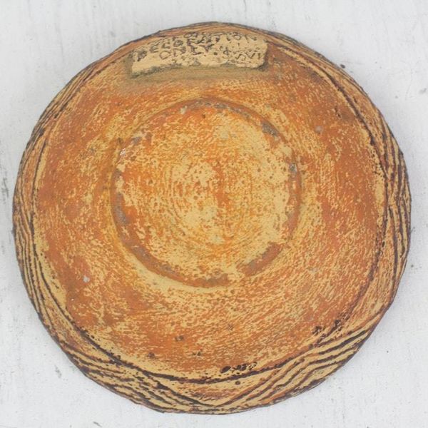 Alternate image for Hand Crafted Aged Ceramic Catchall For Decorative Use Only Brown Ewe Agbah