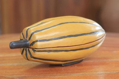 Alternate image for Hand-carved Wood Decorative Box from Ghana Cocoa Pod