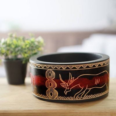 Alternate image for Wood centerpiece Obaaba