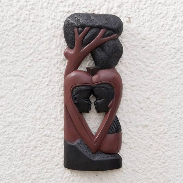 Alternate image for Romantic Wood Relief Panel Love that Grows