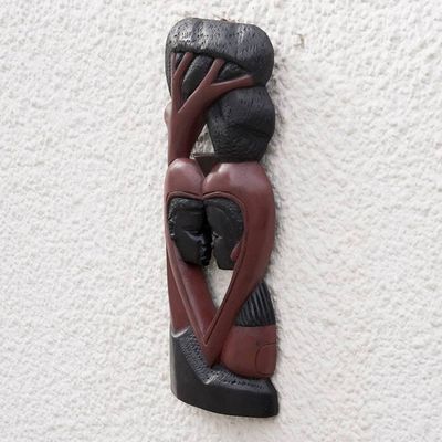 Alternate image for Romantic Wood Relief Panel Love that Grows
