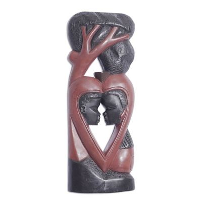 Alternate image for Romantic Wood Relief Panel Love that Grows