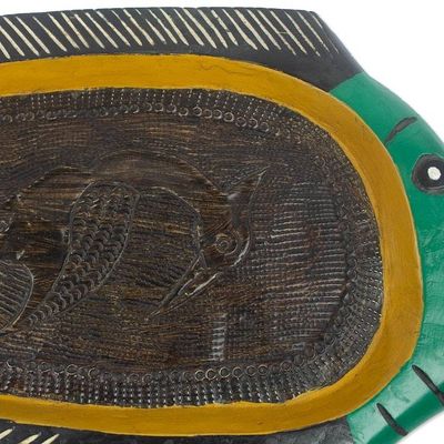 Alternate image for Decorative Sese Wood Fish Tray Fish Food