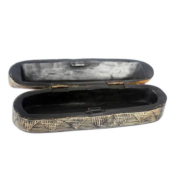 Alternate image for Wood Decorative Box Shaped Like an African Mask African Pride