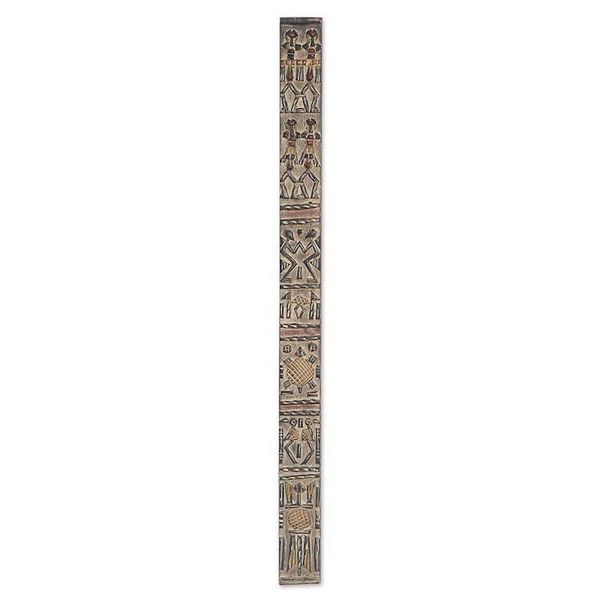 Alternate image for Ghanaian Dogon Board-Like Mahogany Wall Relief Panel Atsula Dogon Board