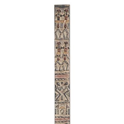 Alternate image for Ghanaian Dogon Board-Like Mahogany Wall Relief Panel Atsula Dogon Board