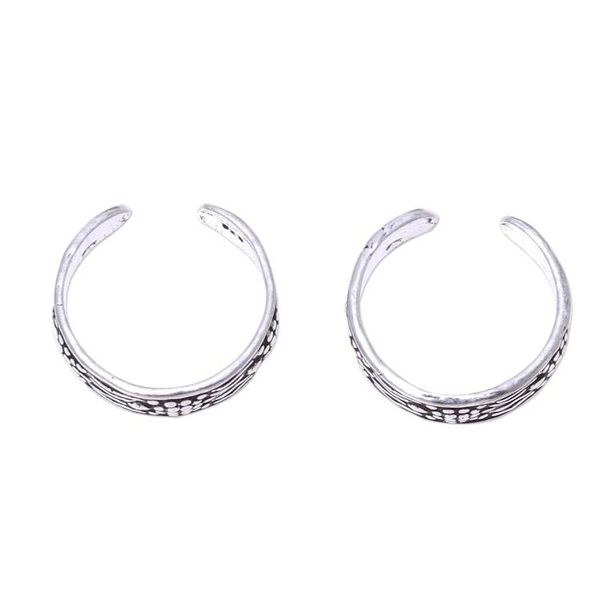 Alternate image for Sterling Silver Swimming Turtles Pair of Toe Rings Happy Turtles