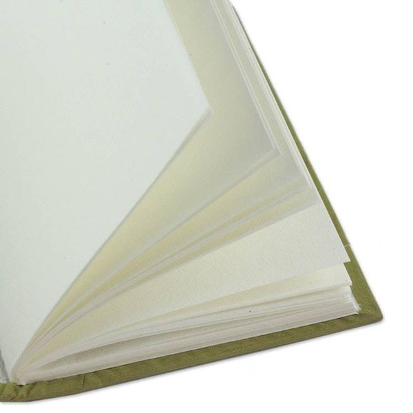 Alternate image for Handmade Paper Journal with 48 Pages Peacock Journeys