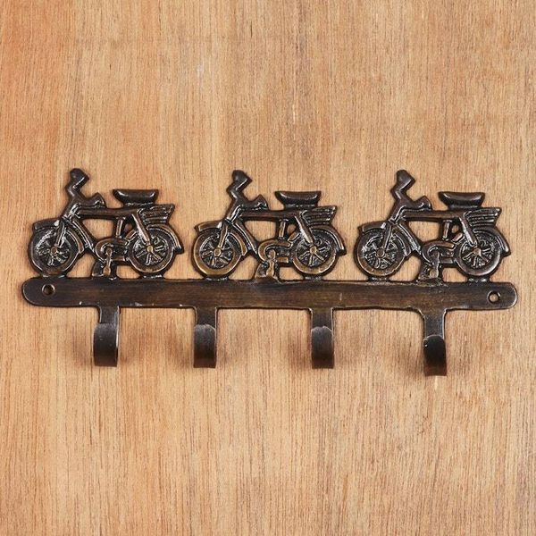 Alternate image for Bicycle Race Coat or Key Hooks Brass Bicycle Race