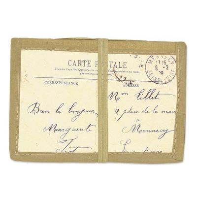 Alternate image for Handmade Paper Journal with 48 Pages Iris Voyage