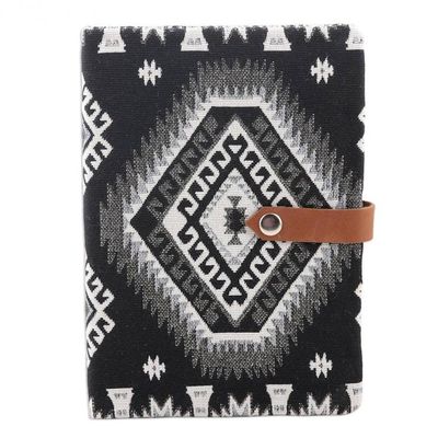 Alternate image for Woven Cotton Journal with Handmade Paper Solo Afternoon