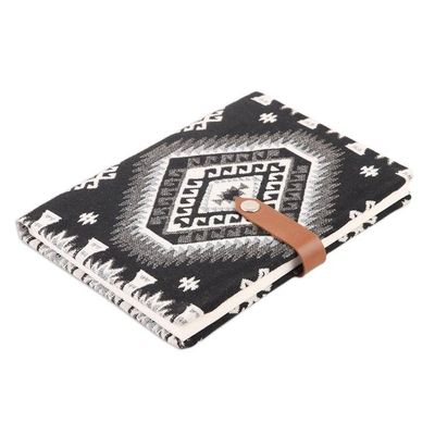 Alternate image for Woven Cotton Journal with Handmade Paper Solo Afternoon