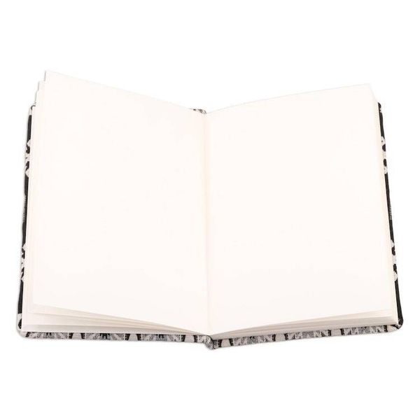 Alternate image for Woven Cotton Journal with Handmade Paper Solo Afternoon
