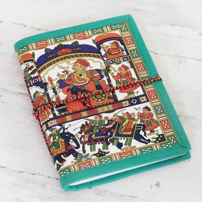 Alternate image for Hardcover Journal with Handmade Paper Blank Space