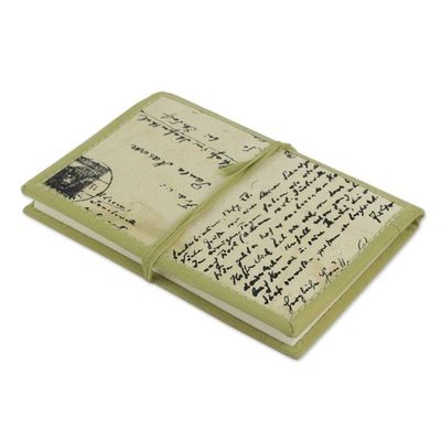 Alternate image for 48-page Handmade Paper Handcrafted Journal Sparrows