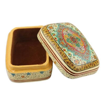Alternate image for Lacquerware Wood and Papier Mache Box from India Persian Delight