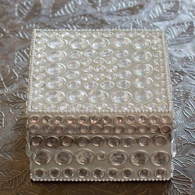 Alternate image for Bejeweled box Silver Glitz