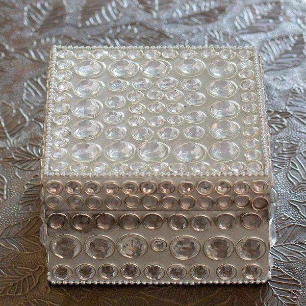 Alternate image for Bejeweled box Silver Glitz