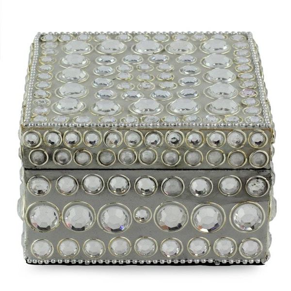 Alternate image for Bejeweled box Silver Glitz