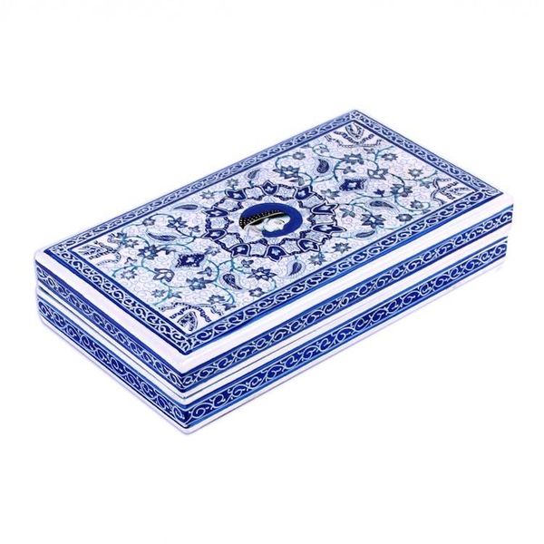Alternate image for Velvet-Lined Papier Mache Wood Box with Mughal Queen Motif Queens Grandeur