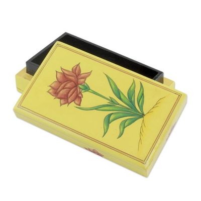 Alternate image for Papier Mache Box Indian Wildflower