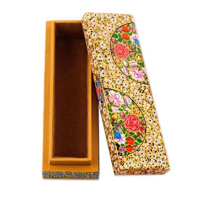 Alternate image for Rectangular Decorative Floral Trinket Box Kashmir Posies