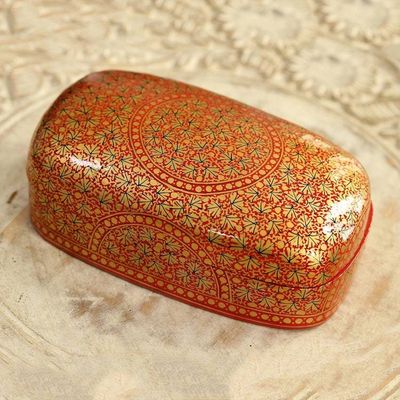 Alternate image for Small Decorative Papier Mache Box from India Kashmir Treasure