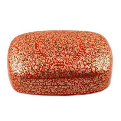 Alternate image for Small Decorative Papier Mache Box from India Kashmir Treasure