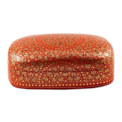 Alternate image for Small Decorative Papier Mache Box from India Kashmir Treasure