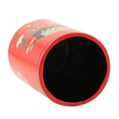 Alternate image for Papier Mache Elephant-Motif Pen Holder Tale of the River