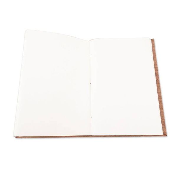 Alternate image for Buff Cotton Journal with Handmade Paper Handcrafted in India Chic Buff