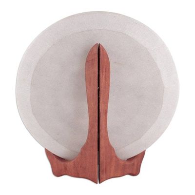 Alternate image for Handcrafted Floral Scarlet and White Marble Decorative Plate Triumph of the Scarlet Bloom