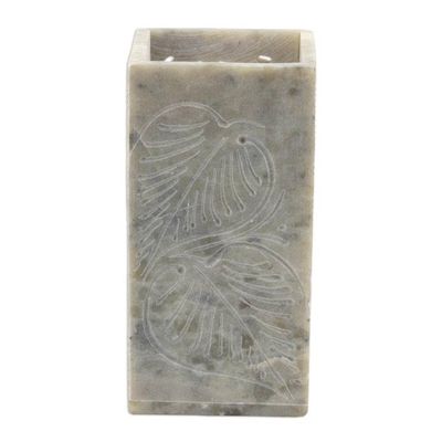 Alternate image for Hand Carved Soapstone Pen Holder from India Office Order