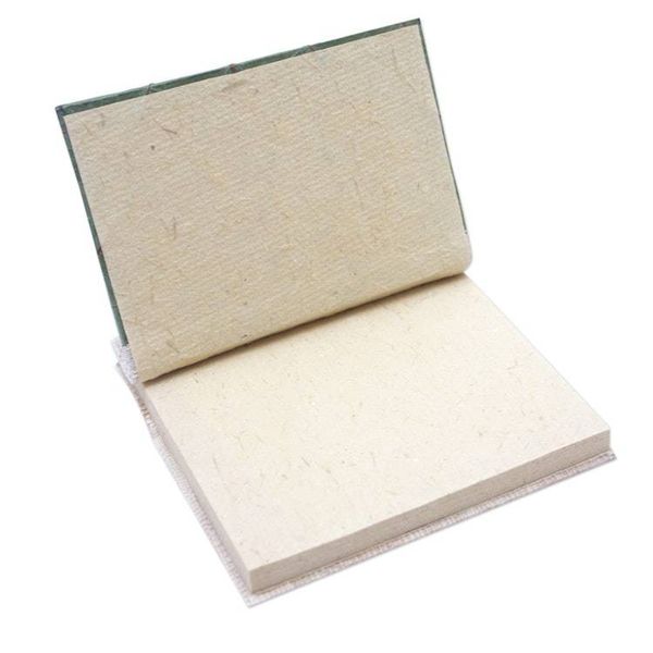 Alternate image for Hand-Crafted Eco-Friendly Natural Fiber Leaf-Themed Journal Wisdom