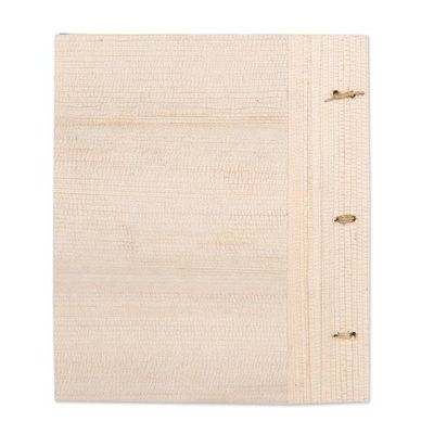 Alternate image for Blue Natural Fiber Turtle-Motif Journal Tortoise Thoughts in Blue
