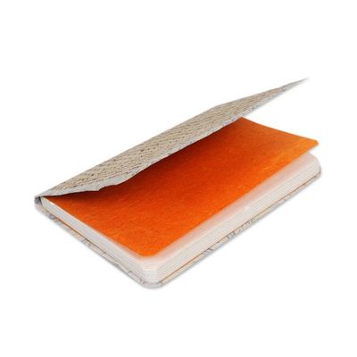 Alternate image for Handcrafted Natural Fiber Journal with Tropical Batik Motifs Archers Memories