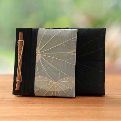 Primary image for Handmade Banana Bark and Kupu-Kupu Leaf Notebook Pair Autumn Scribble