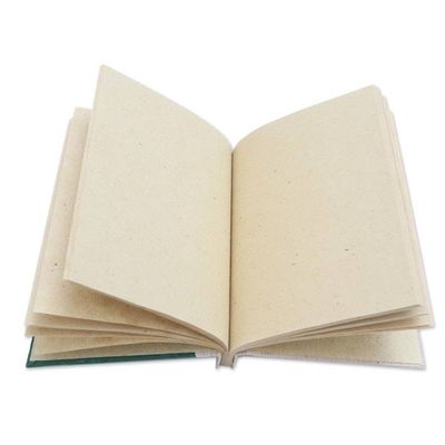 Alternate image for Green Natural Fiber Turtle-Motif Journal Tortoise Thoughts in Green