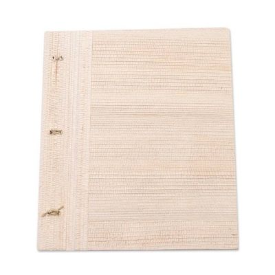Alternate image for Fern Wood and Rice Straw Paper Journal from Bali Natural Life