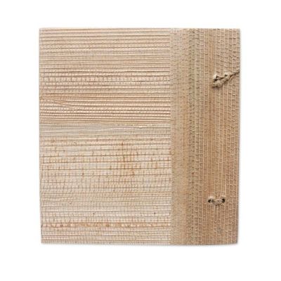 Alternate image for Eco-Friendly Natural Fiber Journal with Rice Straw Paper Brownstone