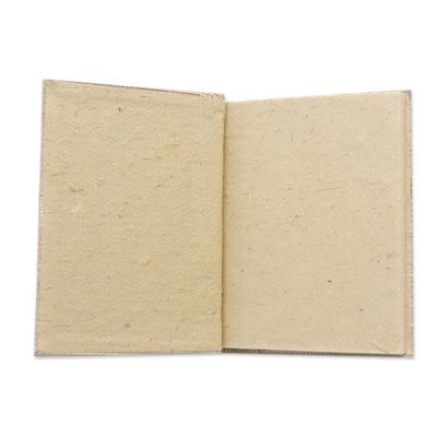 Alternate image for Eco-Friendly Tree-Themed Journal Handmade from Natural Fiber Spiral Tree