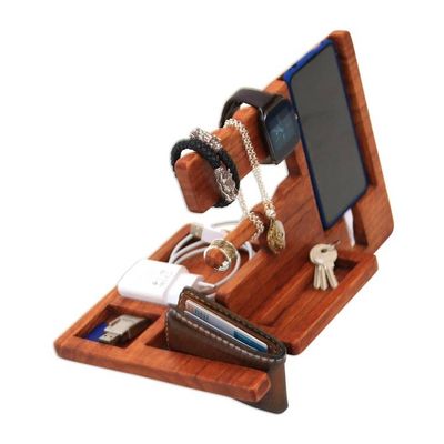 Alternate image for Natural-Finish Jempinis Wood Organizer from Bali Singaraja Natural