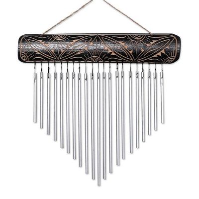 Alternate image for Handcrafted Bamboo and Aluminum Wind Chimes from Bali Melodic Dance